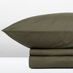 Σετ Σεντόνια με Λάστιχο Cannon Cotton Fresh Solid 100X200+33 Beetle